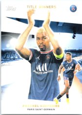 Fotbalová kartička Topps 2021-22 PSG Team Set Title Winners 38 Presnel Kimpembe