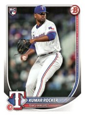 Baseballová karta 2025 Bowman 80 Kumar Rocker, Texas Rangers RC