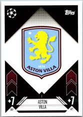 fotbalová kartička 2024-25 Topps Match Attax UEFA Club Competitions 1 Team Badge (Aston Villa)