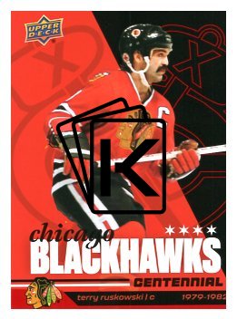 2025-26 Upper Deck Centennial Chicago Blackhawks 57 Terry Ruskowski