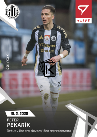 fotbalová kartička 2024-25 SportZoo Chance Liga Live L-42 Peter Pekarík České Budějovice