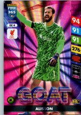 Panini Adrenalyn XL FIFA 365 2025 Excellence Goat 4 Alisson (Liverpool)