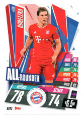 fotbalová kartička Topps Match Attax Champions League 2020-21BAY3 Leon Goretzka All Rounder Bayern Munchen