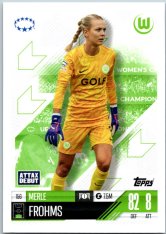 Fotbalová kartička 2024-25 Topps Match Attax EXTRA UEFA Club Competitions UWCL Cards 156.  Merle Frohms (VfL Wolfsburg)