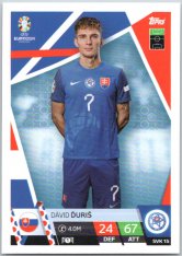 fotbalová karta Topps Match Attax EURO 2024 SVK15 Dávid Ďuriš (Slovakia)