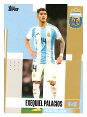 fotbalová kartička 2024-25 Topps Argentina Team Set 15 Exequiel Palacios