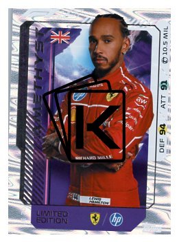 2025 Topps Turbo Attax F1 Scuderia Ferrari Limited EditionAmethyst LE20 Lewis Hamilton