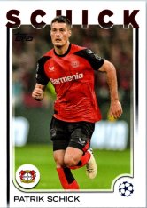 fotbalová kartička 2024-25 Topps UEFA Club Competitions Flagship 67 Patrik Schick Bayer 04 Leverkusen