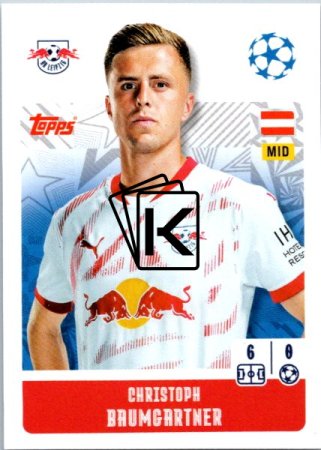 2024-25 Topps Champions League 315 Christoph Baumgartner (RB Leipzig)