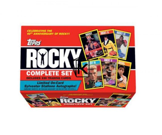 Topps Rocky 40th Aniversary Box (330 karet)