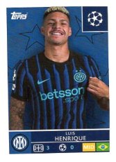 2025-26 Topps Champions League FC Internazionale Milano 222 Luis Henrique