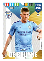 Fotbalová kartička Panini Adrenalyn XL FIFA 365 - 2020 Team Mate 58 Kevin De Bruyne Manchester City