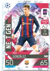 Fotbalová kartička 2022-23 Topps Match Attax UCL Next Gen 395 Nico Gonzalez - FC Barcelona