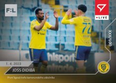 fotbalová kartička SportZoo 2022-23 Live L-086 Joss Didiba FC Trinity Zlín /45