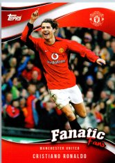 fotbalová kartička 2024-25 Topps Manchester United Fan Set Fanatics fans FF-3 Cristiano Ronaldo