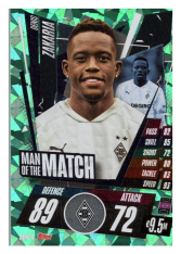 fotbalová kartička Topps Match Attax Champions League 2020-21 Man of the Match MM24 Denis Zakaria - VfL Borussia Mönchengladbach