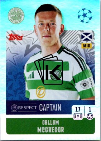 2024-25 Topps Champions League 137 Callum McGregor (Celtic FC)