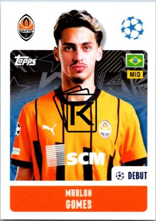 2024-25 Topps Champions League 202 Marlon Gomes (FC Shakhtar Donetsk)