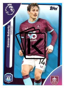 fotbalová kartička 2025-26 Topps  Premier League 311 Connor Roberts (Burnley)-PARALLEL Blue