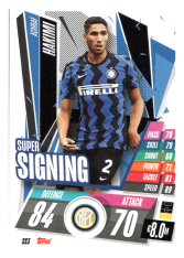 fotbalová kartička 2020-21 Topps Match Attax Champions League SS3 Achraf Hakimi FC Inter Milan