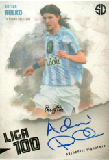 podepsaná karta 2025 Supr Cards Liga 100 RO-AD Adrian rolko FK Mladá Boleslav 1of1