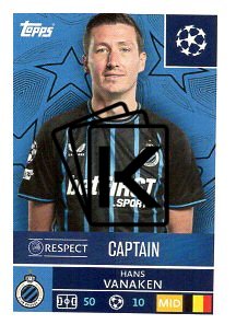 2025-26 Topps Champions League  Club Brugge 481 Hans Vanaken