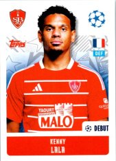 2024-25 Topps Champions League 370 Kenny Lala (Stade Brestois 29)