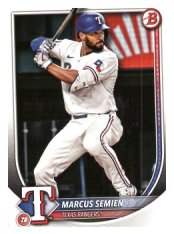 Baseballová karta 2025 Bowman 24 Marcus Semien, Texas Rangers