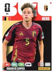 fotbalová kartička World Cup 2026 Adrenalyn XL 64 Maxim De Cuyper (Belgium)