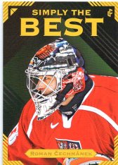 Legendary Cards Simply The Best 25 Roman Čechmánek 2002 Česká Republika ZOH