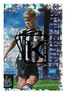 2025-26 Topps Champions League  Newcastle United 319 Lewis Hall - Apprentice