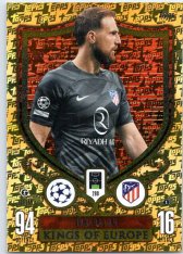 2023-24 Topps Match Attax EXTRA UEFA Club Competition Kings of Europe 290 Jan Oblak (Atlético de Madrid)