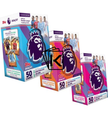 2026-27 Topps Premier League Flagship Super Tin Set