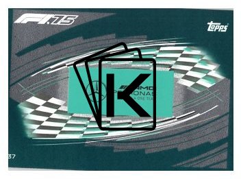 2025 Topps Turbo Attax F1 Mercedes AMG  37 Team Logo-Paralel Emerald