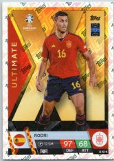 fotbalová karta Topps Match Attax EURO 2024 Ultimate XI4 Rodri (Spain)