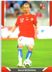 fotbalová kartička 2022 Pro Arena Repre v srdcích Red Series 5 David Rozehnal