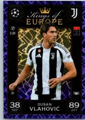 Fotbalová kartička 2024-25 Topps Match Attax EXTRA UEFA Club Competitions Kings of Europe 261.  Dušan Vlahović (Juventus)