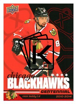 2025-26 Upper Deck Centennial Chicago Blackhawks 92 Nick Leddy