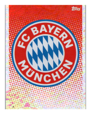 2020-21 Topps Champions League samolepka BAY1 Logo FC Bayern München