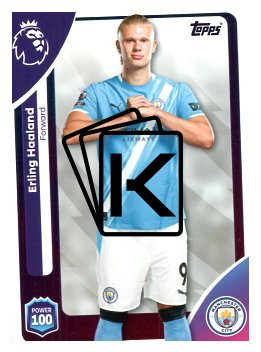 fotbalová kartička 2025-26 Topps  Premier League 195 Erling Haaland (Manchester City)