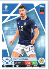 fotbalová karta Topps Match Attax EURO 2024 SCO3 Scott McKenna (Scotland)