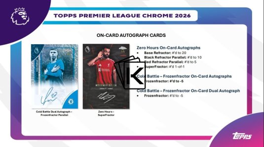 2025-26 Topps Chrome Premier League Hobby Box