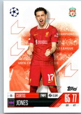 fotbalová kartička 2024-25 Topps Match Attax UEFA Club Competitions  55 Curtis Jones (Liverpool)
