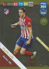 Fotbalová kartička Panini FIFA 365 – 2019 UPDATE Fans Favourite 68 Filipe Luis Atletico de Madrid