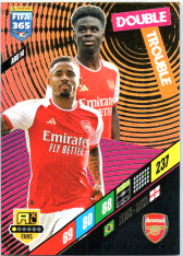fotbalová karta Panini FIFA 365 2024 Adrenalyn XL ARS14 fotbalová karta Panini FIFA 365 2024 Adrenalyn XL Double Trouble