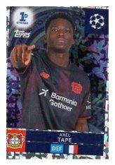 2025-26 Topps Champions League  Parallels Chrome 293 Axel Tape (Bayer 04 Leverkusen)