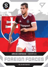 fotbalová kartička 2021-22 SportZoo Fortuna Liga Foreign Forces FF23 Dávid Hancko AC Sparta Praha
