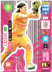 fotbalová karta Panini Adrenalyn XL FIFA 365 2021 Titan 335 Cássio SC Corinthians