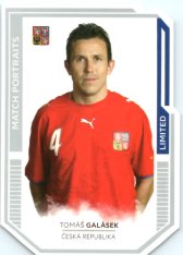 fotbalová kartička 2022 Pro Arena Repre v srdcích Match Portraits MP9 Tomáš Galásek
