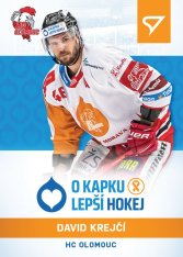 hokejová kartička 2021-22 SportZoo Live Tipsport Extraliga O Kapku Lepší Hokej  KN-08 David Krejčí HC Olomouc /106
